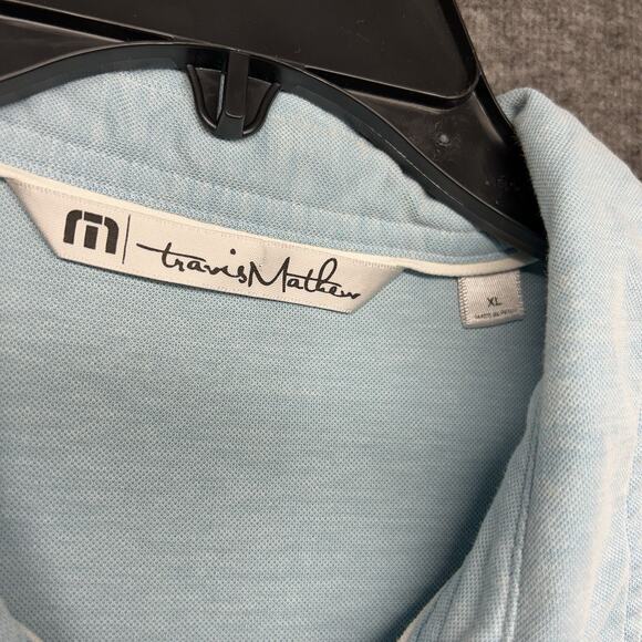 Travis Mathew Gray Chest‎ Pocket Logo SS Golf Polo Shirt Mens Size XL Lot Of 2 - Picture 3 of 11